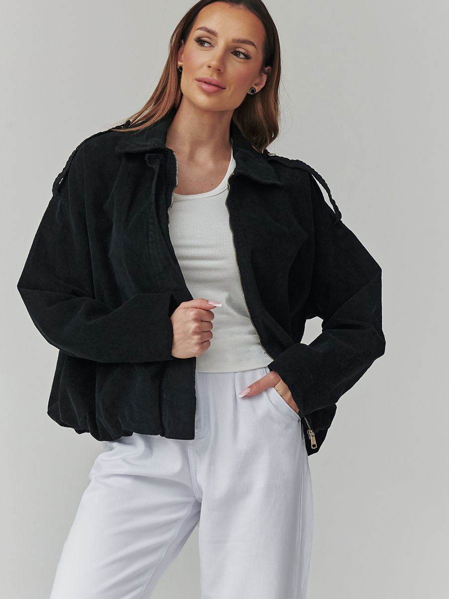  Corduroy jacket model 225693 Makadamia 
